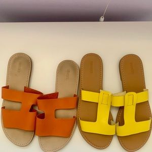 H Sandal Bundle- Yellow and Orange
